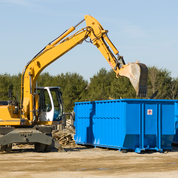 what are the rental fees for a residential dumpster in Jackson